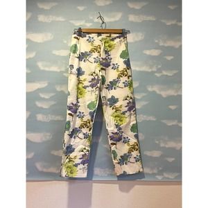 Tark'1 Paris Floral Print Pants T2 2 4 25 26 27 90s Y2K Club